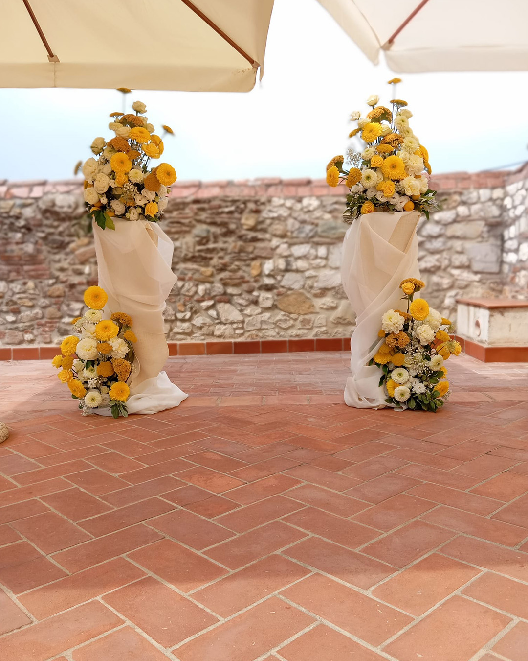 Allestimento cerimonia Tara